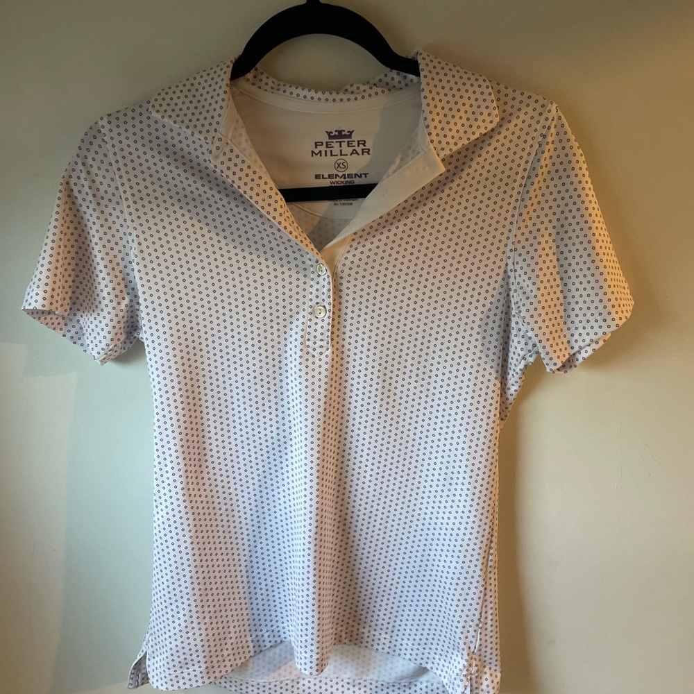Peter Millar Element Wicking SPF 50 Women’s XS Golf Tennis Polo -J